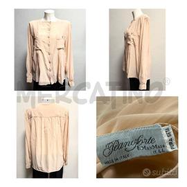 CAMICIA D PIANOFORTE MAX MARA SETA ROSA