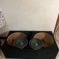 box subwoofer doppio 38 +coppia woofer 20 pg sound