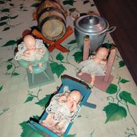 Giocattoli, bamboline vintage, miniature.