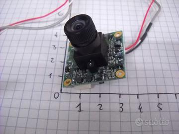 Mini videocamera da incasso, sensore CMOS a colori