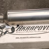 Terminale Akarpovic in titanio per Honda 600