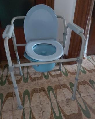 Bagno portatile per disabili e anziani.