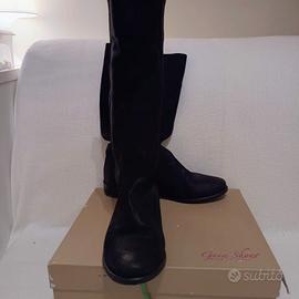 STIVALE DONNA NABUK NERO 38