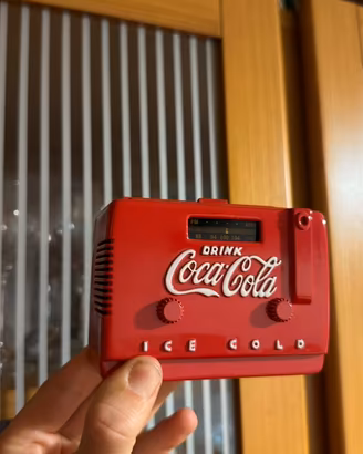 Coca-Cola Cooler Radio Vintage 1998