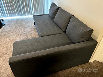 Divano Letto con Penisola FRIHETEN (IKEA) Grigio