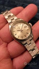 Rolex lady 6917 lunetta oro orologio originale 