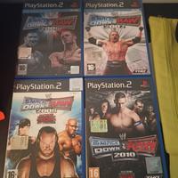 4 giochi SmackDown vs RAW ps2 PlayStation 2