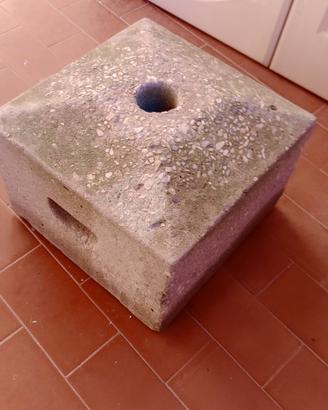 Base cemento per ombrellone