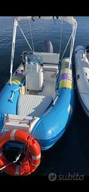 Gommone + motore + carrello
