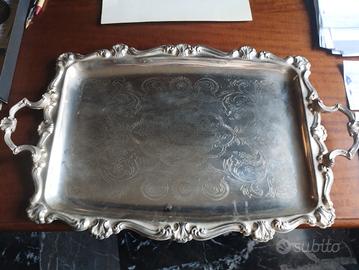 vassoio in argento placcato