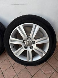 Cerchi in lega 17” originali Audi 5x112 Gomme 50%