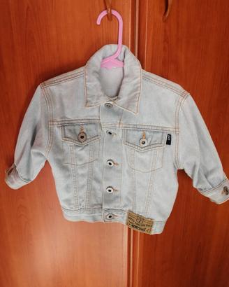 giubbino di jeans bambina 12 mesi