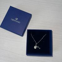 Collana Swarovski con ciondolo lucchetto e chiave