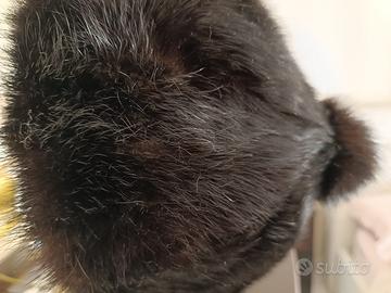 Cappello di visone autentico  vintage chic