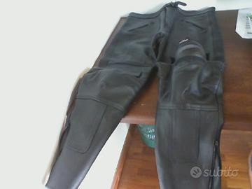 PANTALONI UOMO PELLE MOTOR SPORT TG US 40