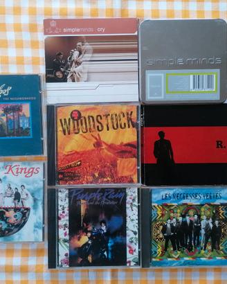 Lotto 8 CD - Woodstock-Prince-Simple Mind etc.