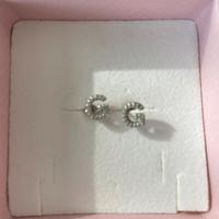 Orecchini argento iniziale G