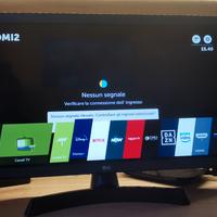 LG Monitor TV LED 24" 16:9 HD Ready Smart TV

