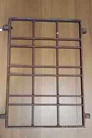 Grata in ferro vintage cm.43x64 anni '60