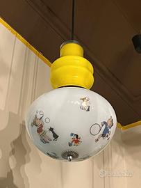 Lampada a sospensione anni'60 XL Mazzega 