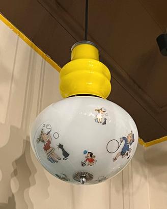 Lampada a sospensione anni'60 XL Mazzega 