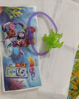 Kinder ovetto sorpresa sirene bracciale tartaruga 