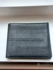 Portafoglio Tod's in pelle martellata nera. 
