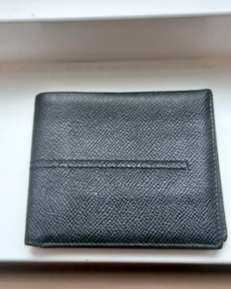 Portafoglio Tod's in pelle martellata nera. 