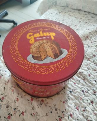 scatola di latta vintage Galup 