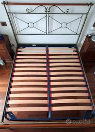 Letto matrimoniale in ferro 