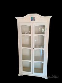 vetrina, credenza in legno massello