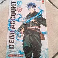 Dead Account albetto promozionale manga