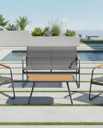 Set Relax Giardino Economy in Resina o Acciaio 