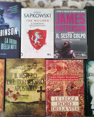 set di 8 libri nuovi senza targhetta in italiano.