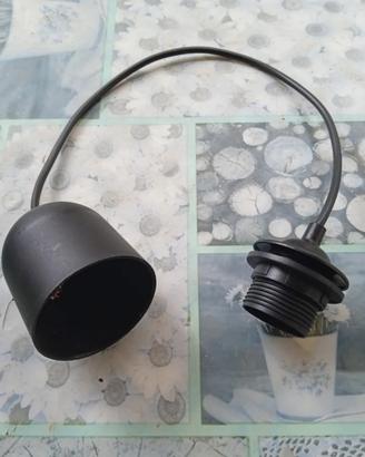 Pendel E27 nero 