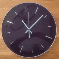 orologio da parete alluminio e plexiglass 