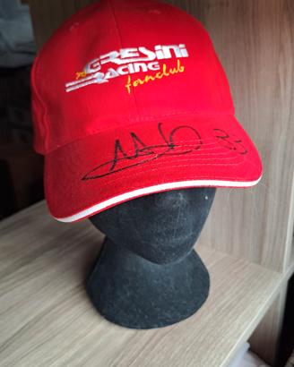 Cappello con autografo Marco Melandri Team Gresini