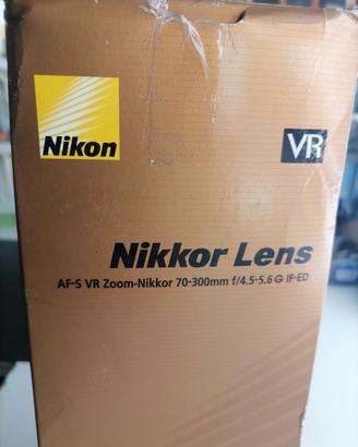Tele obiettivo Nikon AF-S VR zoom Nikkor 70-300 ko
