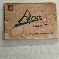 Ape  Piaggio, Epoca, Ricambi.