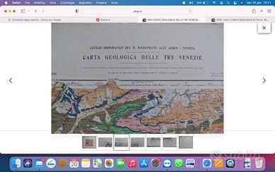 1924 Carta Geo. delle tre Venezie Regio Magistrato