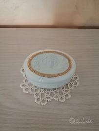 Vecchio portagioie in ceramica marchio Jean Pierre