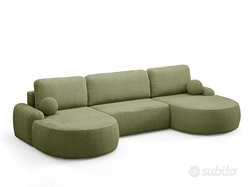 UN DIVANO SUPER ALLA MODA CON I CUSCINI CIRCOLARI!