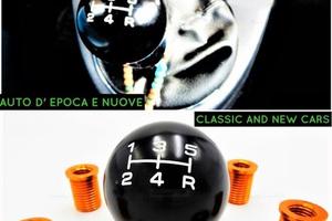 Pomello cambio Auto Nero 5 Marce Nuove ed Epoca