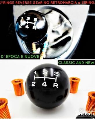 Pomello cambio Auto Nero 5 Marce Nuove ed Epoca