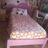 Due letti a cuore per cameretta ragazza Colombini