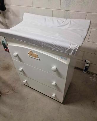 culla e fasciatoio Azzurra Design