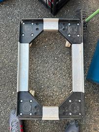 Carrello con Ruote per Cassette Incastro 60x40