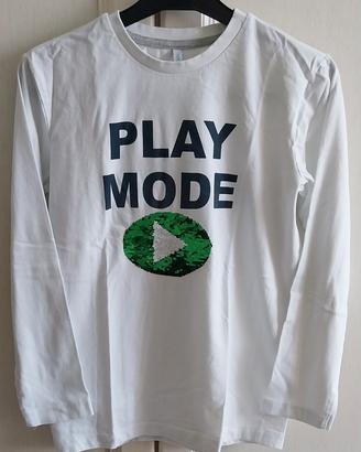 Maglietta maniche lunghe 10/11 anni 146 cm