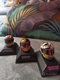 Valentino Rossi caschi ufficiali minichamps 1/8