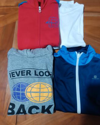Maglie felpe 10-12 anni 